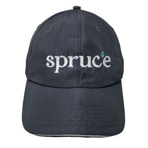 Spruce Strapback Hat Blue One Size Adjustable Embroidered Core 365